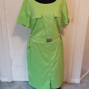Bright Green Dress -NWT